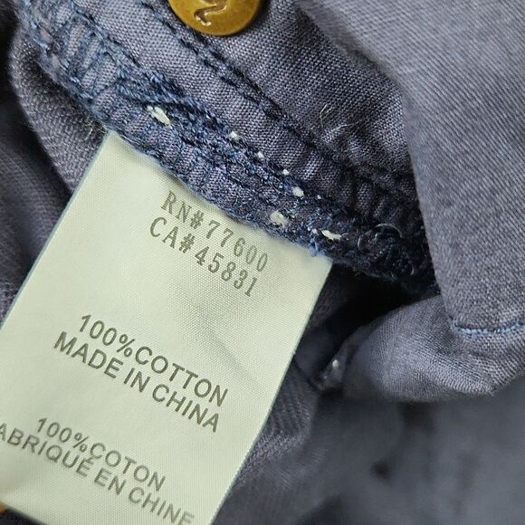 Free People -157 Sandrine Rose Relaxed Fit Ankle Jeans in French Worker Size 29 - Picture 12 of 12